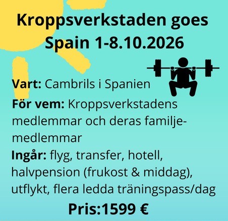Kroppsverkstaden goes Spain